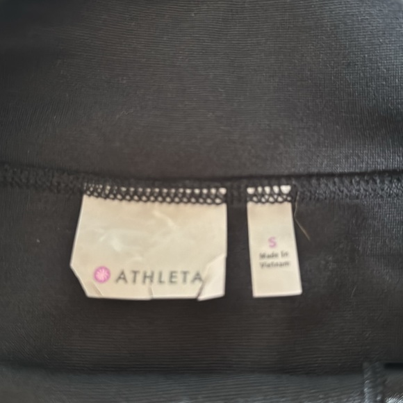 Athleta Strata Skirt Small Black A-line Stretch 2 Zippered Pockets - Picture 2 of 10